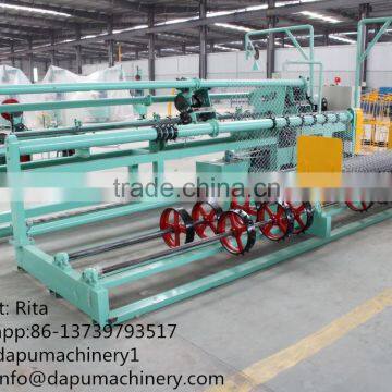 single die and double spiral chain link fence machine