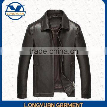 Men's Leather Jackets With Stand up Collar Supplier's Choice photo-4