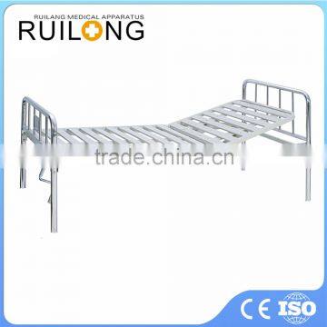 Hot Sale Single Crank Foldable Stainless Steel Hospital Bed