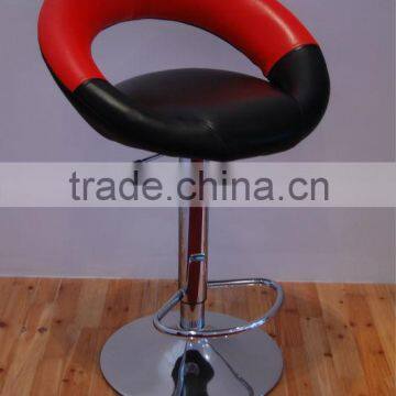 PU leather swivel bar stool