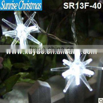 cheap LED christmas light/ battery LED light/solar christmas lights(CE GS UL SR13F-40)