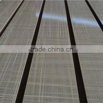 melamine coated mdf slotted wall