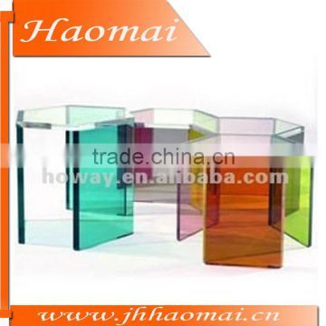 Colourful Acrylic Coffee Table In Home Furniture ,acrylic square coffee table,cheap table,color acrylic coffee table