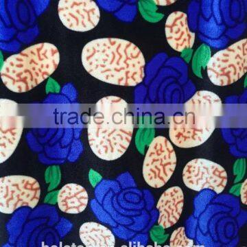 8%Spandex and 92%Polyester KS Printed Women Dresses Velvet for India