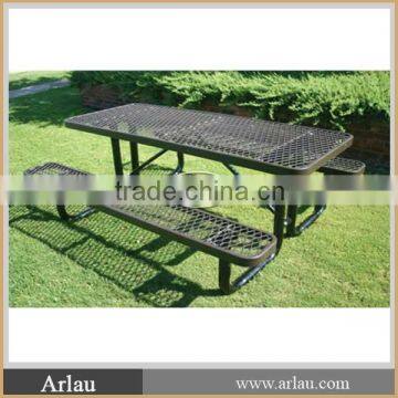 Powder coated picnic table and chairs for sale