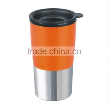 300ml double wall stainless steel auto mug