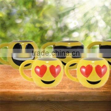 ceramic big smile coffee mug popular emoji design