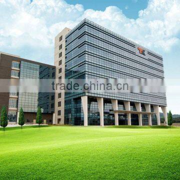 Office Building Landscape Scenery With Artificial Grass