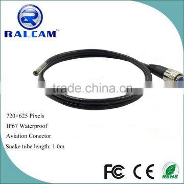 waterproof 720*625 resolution 5.5mm flexible tube camera connect with endoscope