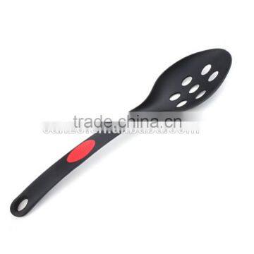 Fashion Black Nylon Slotted Spoon Nylon Kitchen Utensil Cooking Utensils