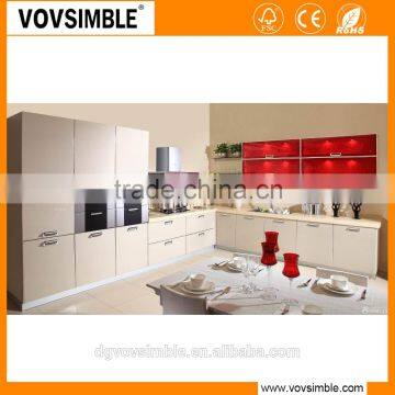 professional manufacturer of high quality kitchen cabinet with quartz countertop