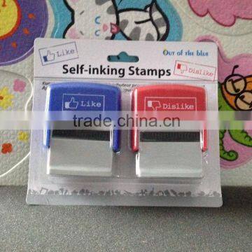 Self-Inking Stamp Type and ABS Material Self Inking Ink Stamp English