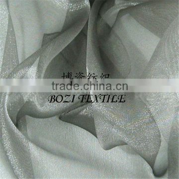 glitter organza fabric for garment accessory