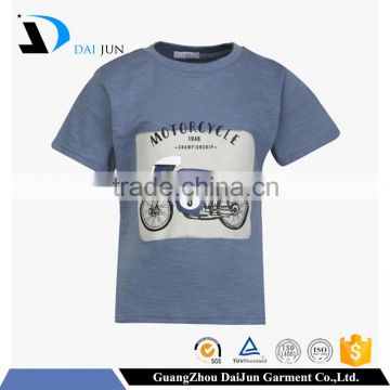 Daijun OEM Hot slae high quality O neck 100%cotton kid custom printing t shirt