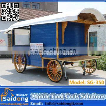 New hot sale caravan trailer fast food trailer for sale/food kiosk for sale/fast food van for sale