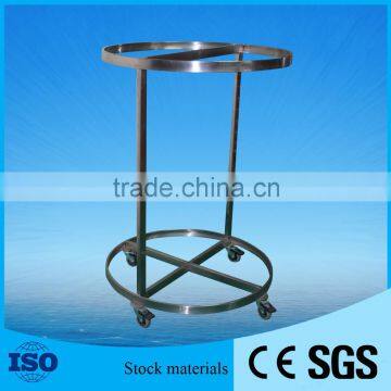 New Design Shopping Mall 4 Wheels Clothes/Carpet Metal Display Rack