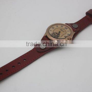 2016 Low Price High Quality Vintage Genuine Leather Watch for Men Wristwatches photo-6