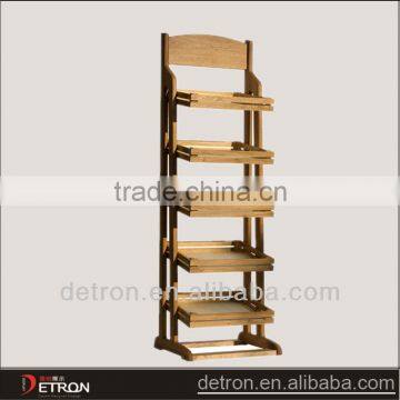 High quality vegetable fruit wood display rack stand CK-96