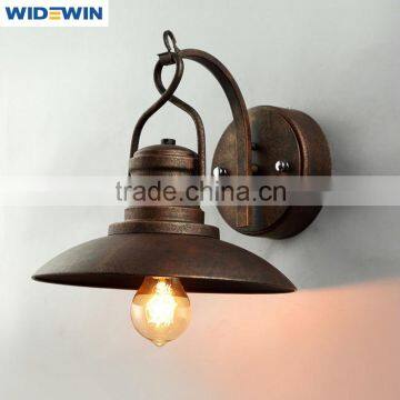 Industrial Rust Iron Wall Light Metal Vintage Light Fixtures Wall Lamp