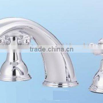 High Quality Taiwan made 3 pieces simple wash basin Faucet