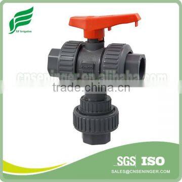 3 WAY PVC Ball Valve