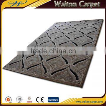 Machine woven hand embroidered acrylic wool 3d rugs