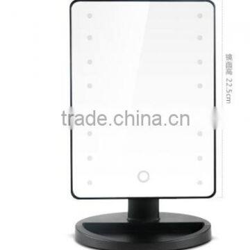 Touch Sensor Desktop Led Makeup Mirror / Makeup Mirror With Lights / LED Comestic Mirror photo-2