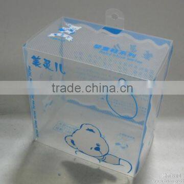 supply 0.3mm UV printing plastic transparent custom OEM PET box