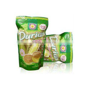 Cookies Durian flavor snacks from Thailand by Thai Ao Chi Fruit