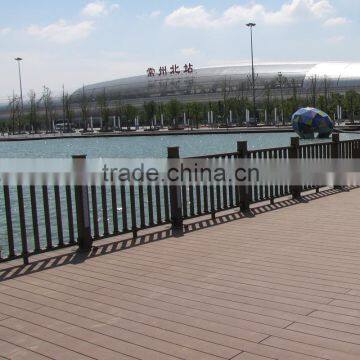 Wood Plastic Composite Decking WPC Flooring for Tile Swimming Pool photo-4