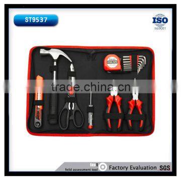 16pcs Mini Hand Tool Kit Bag with Hammer and Plier