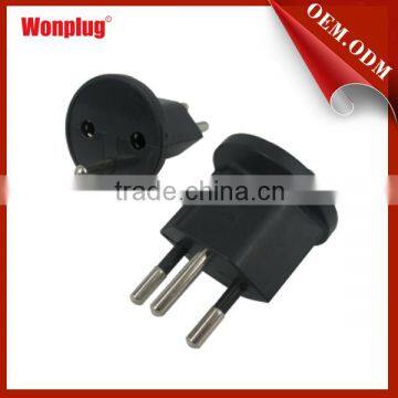 .250V 10A Swiss three pins converter plugs adapter