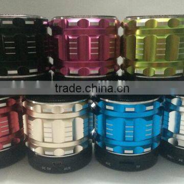 AI65077 Portable Mini Bluetooth Speakers,Metal Steel Wireless Smart Hands Free Subwoofer Speaker For Mobile Phone photo-6