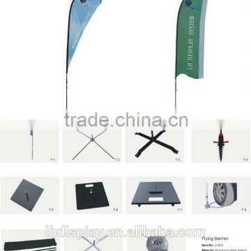 Best sale aluminium and fiberglass beach flag pole