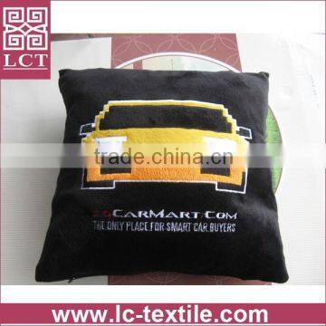 Supply Custom Design Patch Embroidery Softest Plush Cushion Finished With a Concealed Zipper(LCTP0018) photo-2