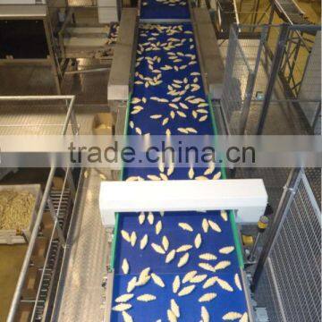 Series LJT metal detectors tunnel conveyor belt