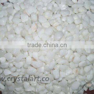 White-King Agate Chips
