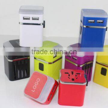 HOT World Travel Adapter Charger 2 USB Charger Universal Adapters and Converters photo-4