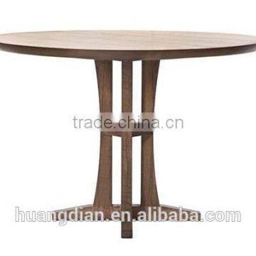 factory price round table top wooden modern restaurant dining table