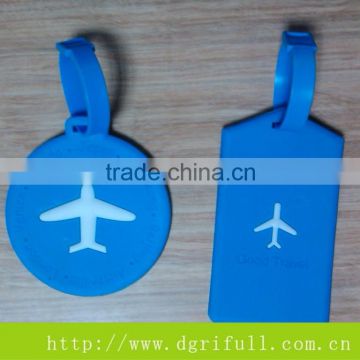 Can custom LOGO Simple silicone luggage tag