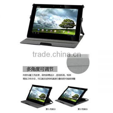 Black Flip Stand Leather Case for ASUS MeMo ME301T Tablet PC