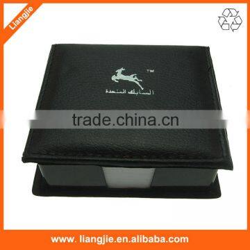 Creative Office Memo Pad With PU Leather Case photo-2