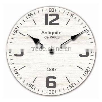 Popular and Classic Wooden Wall Clock Vintage MDF Wall Clock