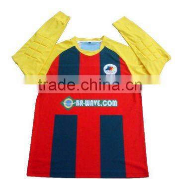 Sublimated football goalkeeper shirt