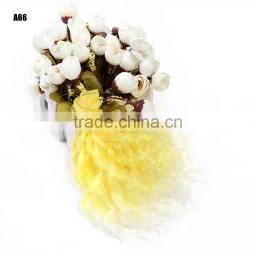 Water Wave Hairpiece Ombre Heat Resistant Synthetic Hair Extension photo-5