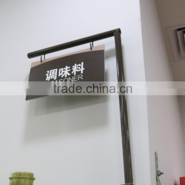 supermarket metal price label stand for hanging