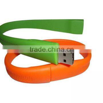 custom promotion wrist band shape usb cover for sale