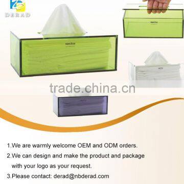 Acrylic Transparent Tissue Box Tissue Holder photo-2
