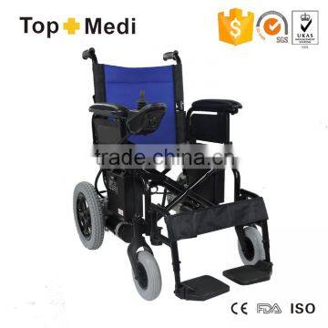 Topmedi New Type Power Electric Wheelchair with Lead Acid Battery for Disabled and Elderly People/Silla de ruedas electrica