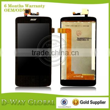 Wholesale original lcd touch Digitizer complete NOT For Acer Liquid Z150 Z5 Black color